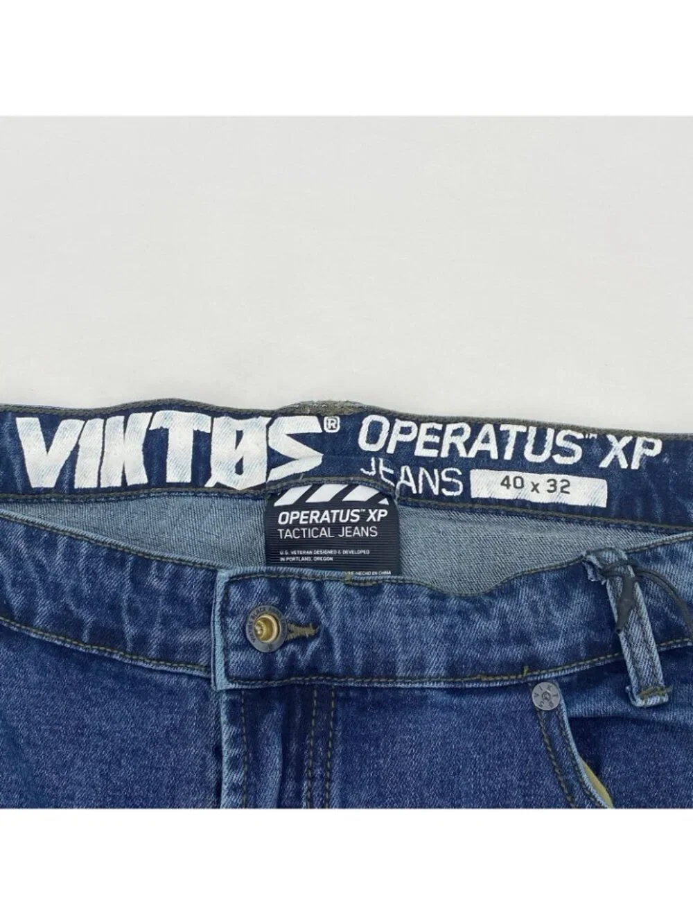 Viktos Jeans Mens 40x32 Operatus XP Tactical Blue Stretch Work Utility NEW